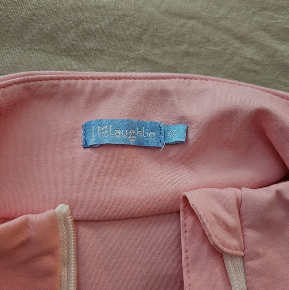 J. Mclaughlin 1/4 Zip Pullover Light Pink Size XS - Picture 4 of 12